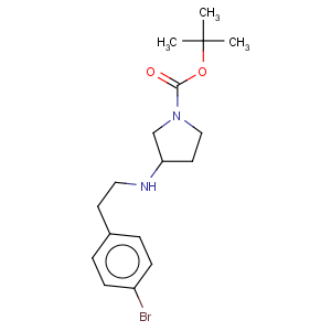 CAS No:887578-47-4 1-Pyrrolidinecarboxylicacid, 3-[[2-(4-bromophenyl)ethyl]amino]-, 1,1-dimethylethyl ester