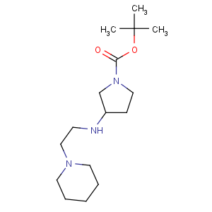 CAS No:887579-07-9 1-Pyrrolidinecarboxylicacid, 3-[[2-(1-piperidinyl)ethyl]amino]-, 1,1-dimethylethyl ester