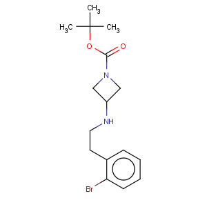 CAS No:887579-80-8 1-Azetidinecarboxylicacid, 3-[[2-(2-bromophenyl)ethyl]amino]-, 1,1-dimethylethyl ester