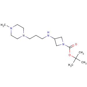 CAS No:887580-89-4 1-Azetidinecarboxylicacid, 3-[[3-(4-methyl-1-piperazinyl)propyl]amino]-, 1,1-dimethylethyl ester