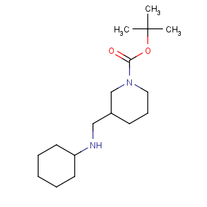 CAS No:887586-47-2 1-Piperidinecarboxylicacid, 3-[(cyclohexylamino)methyl]-, 1,1-dimethylethyl ester