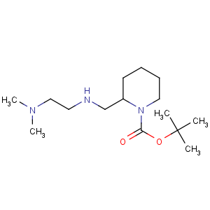 CAS No:887588-60-5 1-Piperidinecarboxylicacid, 2-[[[2-(dimethylamino)ethyl]amino]methyl]-, 1,1-dimethylethyl ester