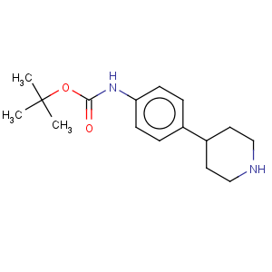 CAS No:887589-58-4 Carbamic acid,N-[4-(4-piperidinyl)phenyl]-, 1,1-dimethylethyl ester