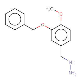 CAS No:887594-05-0 Hydrazine,[[4-methoxy-3-(phenylmethoxy)phenyl]methyl]-