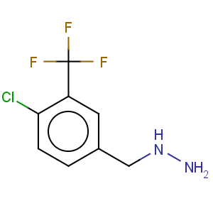 CAS No:887595-86-0 Hydrazine,[[4-chloro-3-(trifluoromethyl)phenyl]methyl]-