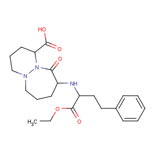 CAS No:88768-40-5 (4S,7S)-7-[[(2S)-1-ethoxy-1-oxo-4-phenylbutan-2-yl]amino]-6-oxo-1,2,3,4,<br />7,8,9,10-octahydropyridazino[1,2-a]diazepine-4-carboxylic acid