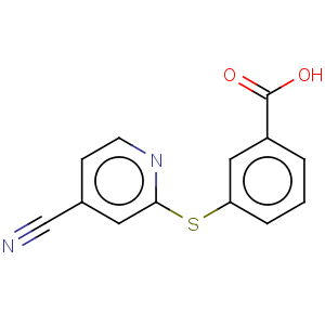 CAS No:888968-32-9 Benzoic acid,3-[(4-cyano-2-pyridinyl)thio]-