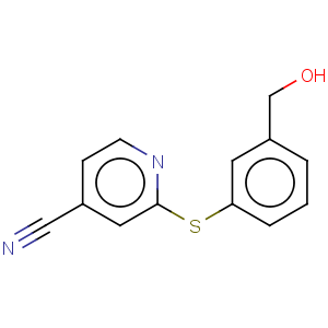 CAS No:888968-35-2 4-Pyridinecarbonitrile,2-[[3-(hydroxymethyl)phenyl]thio]-