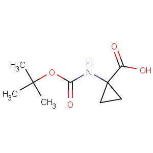 CAS No:88950-64-5 1-[(2-methylpropan-2-yl)oxycarbonylamino]cyclopropane-1-carboxylic acid