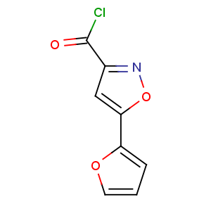 CAS No:88958-33-2 5-(furan-2-yl)-1,2-oxazole-3-carbonyl chloride