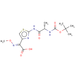 CAS No:88970-81-4 2-[2-(Boc-L-alanyl)aminothaizol-4-yl]-2-methoxyimino acetic acid