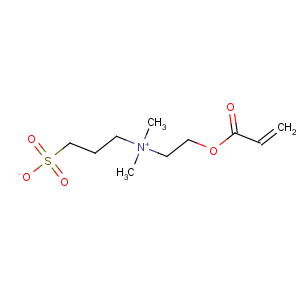 CAS No:88992-91-0 1-Propanaminium,N,N-dimethyl-N-[2-[(1-oxo-2-propen-1-yl)oxy]ethyl]-3-sulfo-, inner salt