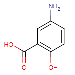 CAS No:89-57-6 5-amino-2-hydroxybenzoic acid