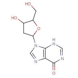 CAS No:890-38-0 9-[(2R,4S,5R)-4-hydroxy-5-(hydroxymethyl)oxolan-2-yl]-3H-purin-6-one