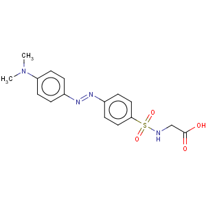 CAS No:89131-05-5 Glycine,N-[[4-[[4-(dimethylamino)phenyl]azo]phenyl]sulfonyl]- (9CI)