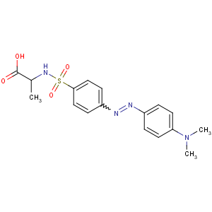CAS No:89131-10-2 (2S)-2-[[4-[[4-(dimethylamino)phenyl]diazenyl]phenyl]sulfonylamino]<br />propanoic acid