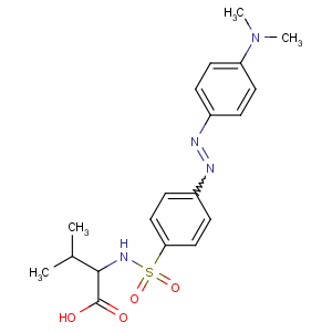 CAS No:89131-11-3 (2S)-2-[[4-[[4-(dimethylamino)phenyl]diazenyl]phenyl]sulfonylamino]-3-<br />methylbutanoic acid