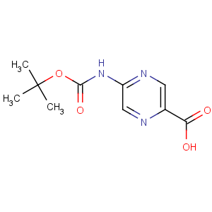 CAS No:891782-63-1 5-[(2-methylpropan-2-yl)oxycarbonylamino]pyrazine-2-carboxylic acid