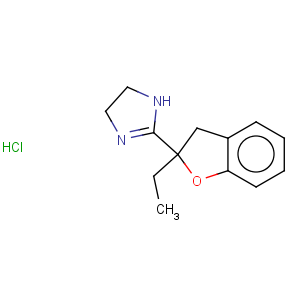 CAS No:89197-00-2 1H-Imidazole,2-(2-ethyl-2,3-dihydro-2-benzofuranyl)-4,5-dihydro-, hydrochloride (1:1)
