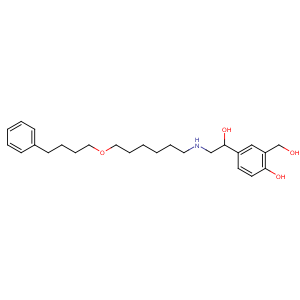 CAS No:89365-50-4 2-(hydroxymethyl)-4-[1-hydroxy-2-[6-(4-phenylbutoxy)hexylamino]ethyl]<br />phenol