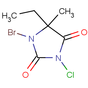 CAS No:89415-46-3 1-bromo-3-chloro-5-ethyl-5-methylimidazolidine-2,4-dione