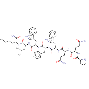 CAS No:89430-34-2 L-Norleucinamide,D-prolyl-L-glutaminyl-L-glutaminyl-D-tryptophyl-L-phenylalanyl-D-tryptophyl-L-leucyl-(9CI)