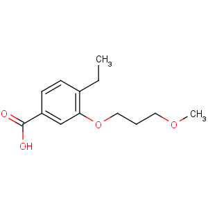 CAS No:895240-77-4 4-ethyl-3-(3-methoxypropoxy)benzoic acid