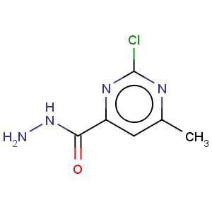 CAS No:89598-84-5 4-Pyrimidinecarboxylicacid, 2-chloro-6-methyl-, hydrazide
