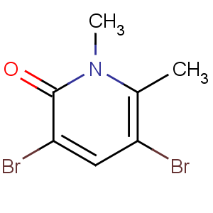 CAS No:89677-69-0 3,5-dibromo-1,6-dimethylpyridin-2-one