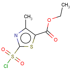 CAS No:89694-92-8 ethyl 2-(chlorosulfonyl)-4-methyl-1,3-thiazole-5-carboxylate