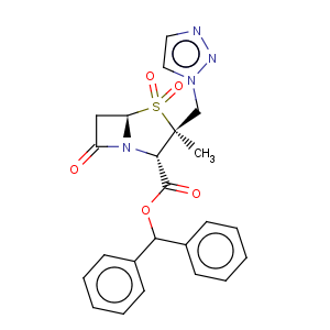 CAS No:89789-07-1 Benzhydry 2β-triazolmethyl-2α-methyl-6,6-dihydropernicillanate-1,1-dioxide