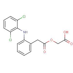 CAS No:89796-99-6 2-[2-[2-(2,6-dichloroanilino)phenyl]acetyl]oxyacetic acid