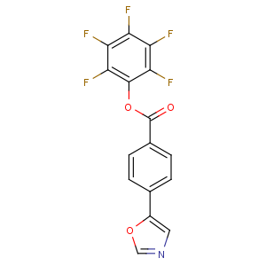 CAS No:898288-91-0 (2,3,4,5,6-pentafluorophenyl) 4-(1,3-oxazol-5-yl)benzoate