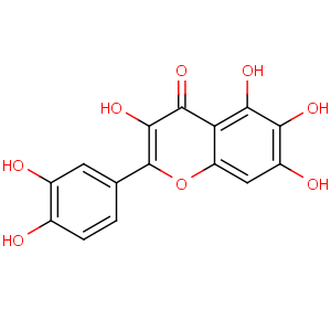 CAS No:90-18-6 2-(3,4-dihydroxyphenyl)-3,5,6,7-tetrahydroxychromen-4-one