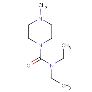 CAS No:90-89-1 N,N-diethyl-4-methylpiperazine-1-carboxamide