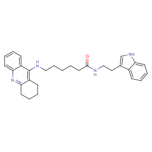 CAS No:9006-03-5 N-[2-(1H-indol-3-yl)ethyl]-6-(1,2,3,<br />4-tetrahydroacridin-9-ylamino)hexanamide