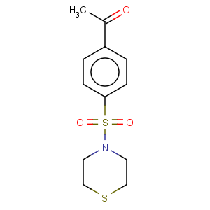 CAS No:902137-95-5 Ethanone,1-[4-(4-thiomorpholinylsulfonyl)phenyl]-