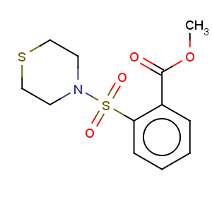 CAS No:902137-96-6 Benzoic acid,2-(4-thiomorpholinylsulfonyl)-, methyl ester