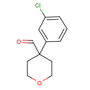 CAS No:902836-60-6 4-(3-chlorophenyl)oxane-4-carbaldehyde