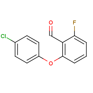 CAS No:902836-82-2 2-(4-chlorophenoxy)-6-fluorobenzaldehyde