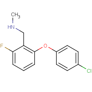 CAS No:902836-83-3 1-[2-(4-chlorophenoxy)-6-fluorophenyl]-N-methylmethanamine