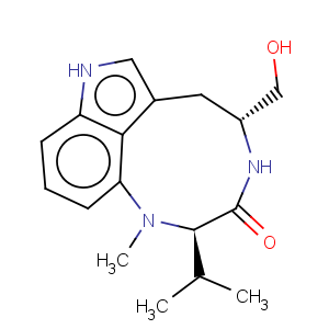 CAS No:90365-56-3 3H-Pyrrolo[4,3,2-gh]-1,4-benzodiazonin-3-one,1,2,4,5,6,8-hexahydro-5-(hydroxymethyl)-1-methyl-2-(1-methylethyl)-, (2R,5R)-(9CI)
