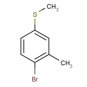 CAS No:90532-02-8 1-bromo-2-methyl-4-methylsulfanylbenzene