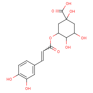 CAS No:906-33-2 (1R,3R,4S,5R)-3-[(E)-3-(3,4-dihydroxyphenyl)prop-2-enoyl]oxy-1,4,<br />5-trihydroxycyclohexane-1-carboxylic acid