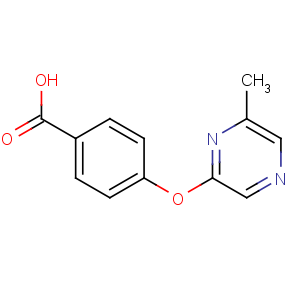 CAS No:906353-00-2 4-(6-methylpyrazin-2-yl)oxybenzoic acid