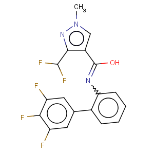 CAS No:907204-31-3 3-(difluoromethyl)-1-methyl-N-(3',4',5'-trifluorobiphenyl-2-yl)-1H-pyrazole-4-carboxamide