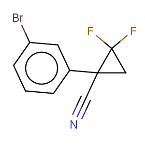 CAS No:908333-94-8 Cyclopropanecarbonitrile,1-(3-bromophenyl)-2,2-difluoro-