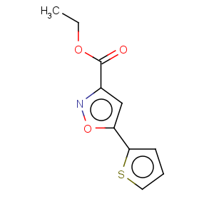 CAS No:90924-54-2 3-Isoxazolecarboxylicacid, 5-(2-thienyl)-, ethyl ester