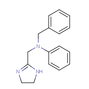 CAS No:91-75-8 N-benzyl-N-(4,5-dihydro-1H-imidazol-2-ylmethyl)aniline