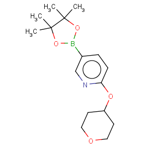 CAS No:910036-98-5 Pyridine,2-[(tetrahydro-2H-pyran-4-yl)oxy]-5-(4,4,5,5-tetramethyl-1,3,2-dioxaborolan-2-yl)-